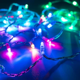 Фото #1 товара Светодиодная гирлянда ARD-STRING-CLASSIC-15000-CLEAR-100LED-LIVE RGB-SPI (12V, 53W) (Ardecoled, IP65)