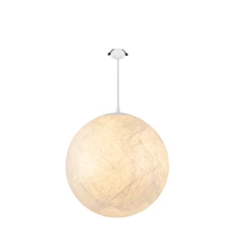 Фото #1 товара Светильник SP-SILKA-HANG-R400-12W Warm2700 (WH, 330 deg, 230V) (Arlight, IP20 Натуральный шелк, 3 года)