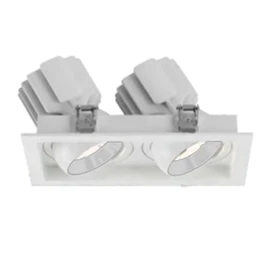 Фото #1 товара Светильник MS-VORTEX-BUILT-S250x140-2x30W Day4000 (WH-WH, 17 deg, 230V) (Arlight, IP20 Металл, 5 лет)