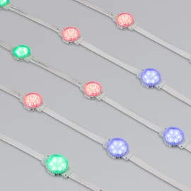 Фото #1 товара Модуль управляемый DMX-H6-D40 24V RGB (1.4W, IP67, 120 deg) (Arlight, Пластик, 3 года)