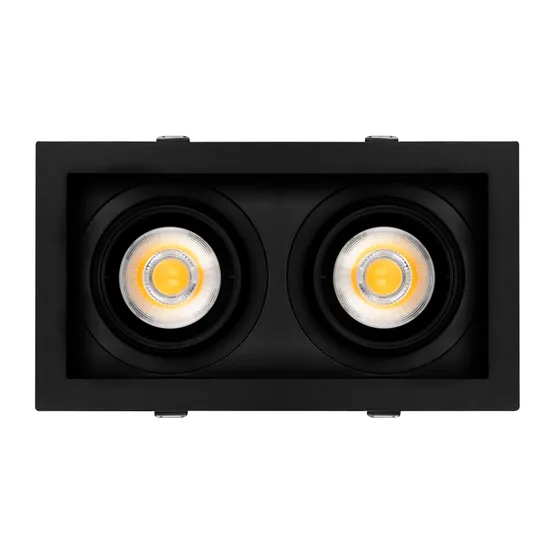 Фото #2 товара Светильник MS-VORTEX-BUILT-S210x117-2x20W Day4000 (BK-BK, 40 deg, 230V) (Arlight, IP20 Металл, 5 лет)