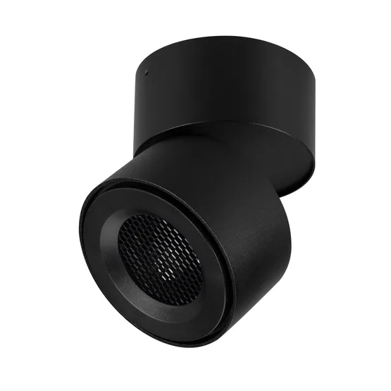 Фото #1 товара Светильник SP-POINT-SURFACE-R85-12W Warm3200-MIX (BK, 36 deg, 230V) (Arlight, IP20 Металл, 5 лет)