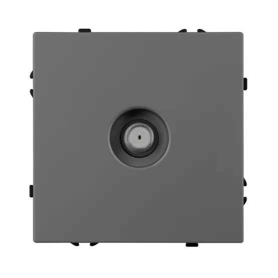 Фото #3 товара Механизм спутниковой розетки SCT-NOBE-MST1-SFPL-GR (SAT) (Arlight, Серый базальт)