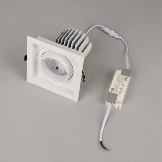 Фото #6 товара Светильник MS-VORTEX-BUILT-S140x140-30W Warm3000 (WH-WH, 50 deg, 230V) (Arlight, IP20 Металл, 5 лет)