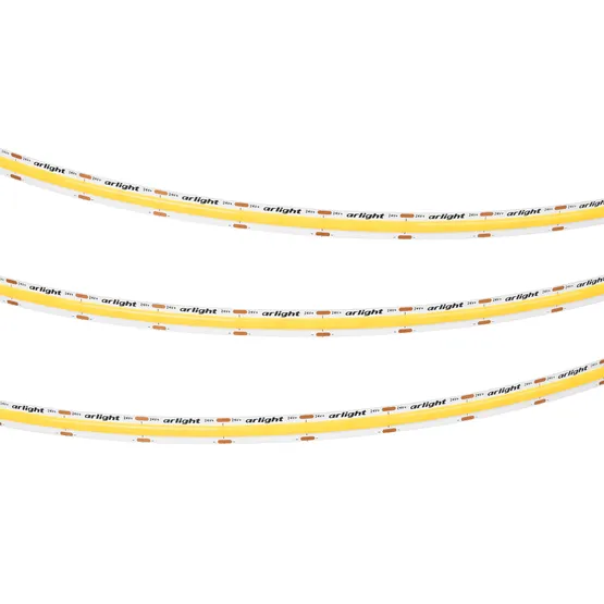 Фото #2 товара Светодиодная лента COB-X576-10mm 24V White6000 (15 W/m, IP20, 5m) (Arlight, высок.эфф.150 лм/Вт)
