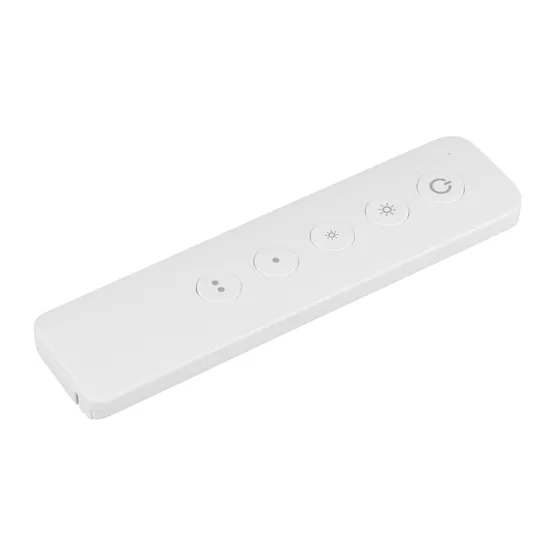 Фото товара INTELLIGENT ARLIGHT Пульт SMART-801-22-2G-2SC-DIM белый (3V, 2.4G) (IARL, IP20 Пластик, 5 лет)