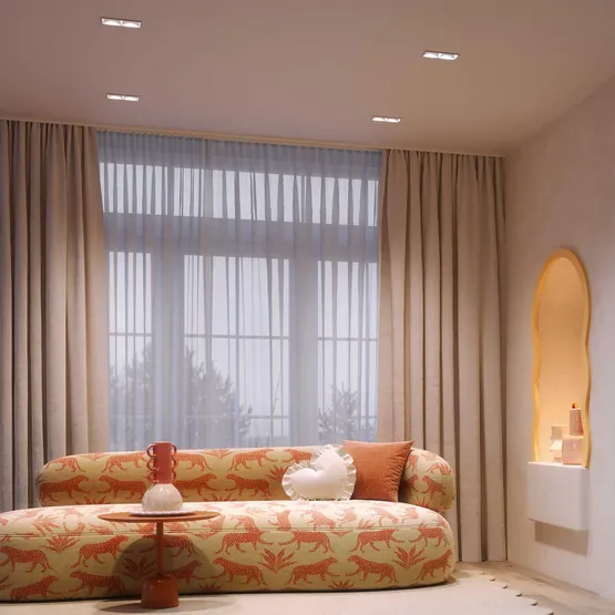 Фото #3 товара Светильник MS-FLOW-BUILT-S85x85-12W Day4000 (WH, 15 deg, 230V) (Arlight, IP20 Металл, 5 лет)