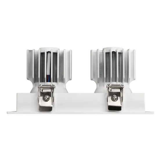 Фото #2 товара Светильник MS-VORTEX-BUILT-S170x90-2x12W Day4000 (WH-WH, 40 deg, 230V) (Arlight, IP20 Металл, 5 лет)