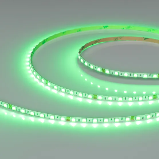 Фото #3 товара Светодиодная лента RT-H96-5mm 24V RGBW-Day-4-in-1 (10 W/m, IP20, 5m) (Arlight, узкая)