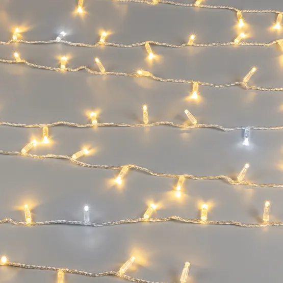 Фото #4 товара Светодиодная гирлянда ARD-STRING-CLASSIC-10000-CLEAR-100LED-FLASH WARM (230V, 7W) (Ardecoled, IP65)