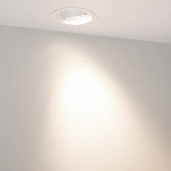 Фото #2 товара Светильник MS-VORTEX-BUILT-R110-20W Day4000 (WH-WH, 40 deg, 230V) (Arlight, IP20 Металл, 5 лет)