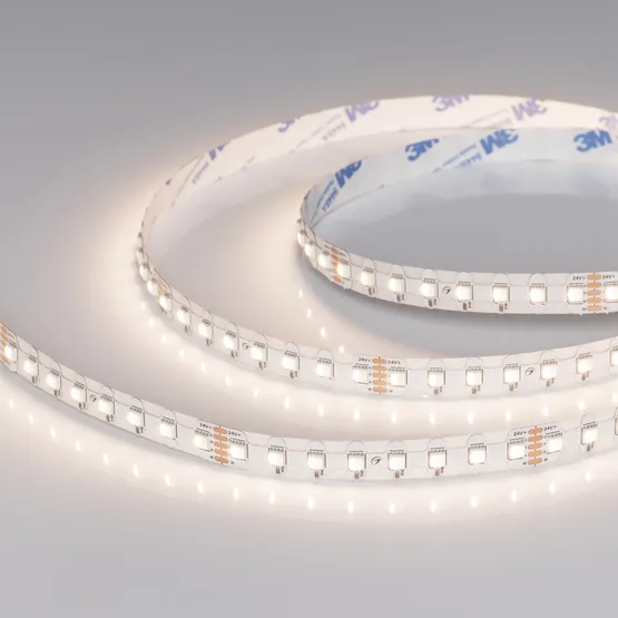Фото #5 товара Светодиодная лента герметичная RZ-NANO-H96-12mm 24V RGBW-Day (12 W/m, IP54, 5m) (Arlight, CRI>90)