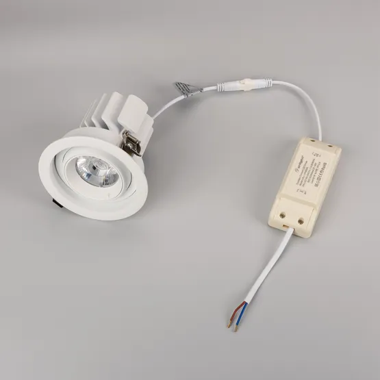 Фото #3 товара Светильник MS-VORTEX-BUILT-R110-20W Day4000 (WH-WH, 20 deg, 230V) (Arlight, IP20 Металл, 5 лет)