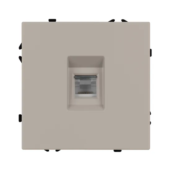 Фото #2 товара Механизм компьютерной розетки SCT-NOBE-MPC1-SFPL-CA (RJ-45, CAT6) (Arlight, -)