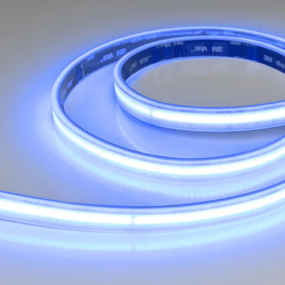 Фото #4 товара Светодиодная лента герметичная COB-PS-X1680-14mm 24V RGB (10 W/m, IP67, TWP100, 5m) (Arlight, -)