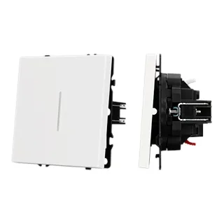 Фото товара Механизм звонкового выключателя LED SWT-NOBE-MKR1-SFPL-L-WH (230V, 10A) (Arlight, Белый кварц)