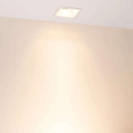 Фото #4 товара Светильник MS-FLOW-BUILT-S85x85-6W Warm3000 (BK, 55 deg, 230V) (Arlight, IP20 Металл, 5 лет)