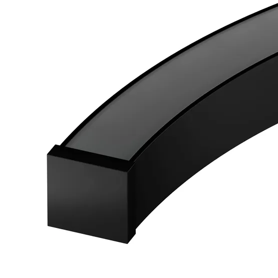 Фото #5 товара Профиль LINE-3535-BENT-SIDE-2000 ANOD BLACK (Arlight, Алюминий)