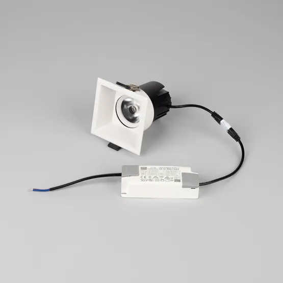 Фото #6 товара Светильник MS-FLOW-BUILT-S85x85-6W Day4000 (WH, 15 deg, 230V) (Arlight, IP20 Металл, 5 лет)