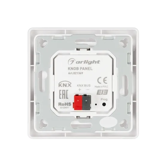 Фото #2 товара Панель Knob SR-KN9550K4-UP White (KNX, DIM) (Arlight, IP20 Пластик, 3 года)