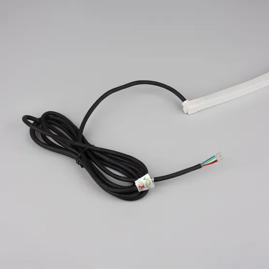 Фото #2 товара Светодиодная лента герметичная NOVA-SIDE-PU-B84-12x20mm 24V RGB-Day (15 W/m, IP68, 1m, wire x1) (Arlight, Полиуретан)