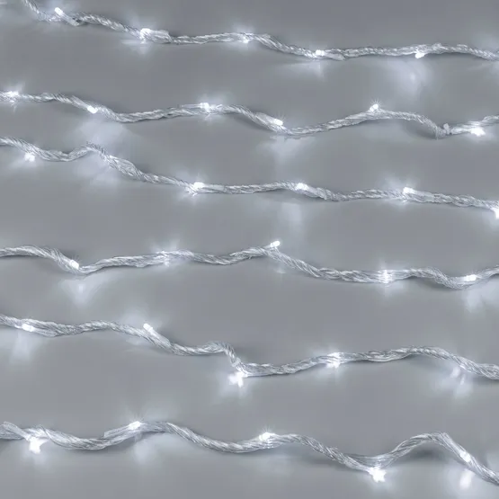 Фото #2 товара Светодиодная гирлянда ARD-STRING-HOME-10000-CLEAR-99LED-RUN WHITE (230V, 10.5W) (Ardecoled, IP20)