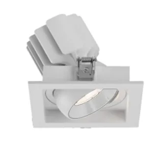 Фото #1 товара Светильник MS-VORTEX-BUILT-S117x117-20W Day4000 (WH-WH, 40 deg, 230V) (Arlight, IP20 Металл, 5 лет)