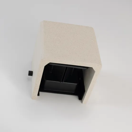 Фото #5 товара Светильник LGD-PERAN-WALL-S120x120-6W Warm3000 (WH, 0-80 deg, 230V) (Arlight, IP65 Бетон, 3 года)