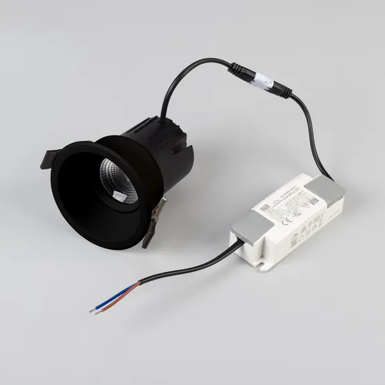 Фото #7 товара Светильник MS-FLOW-BUILT-R85-12W Day4000 (BK, 38 deg, 230V) (Arlight, IP20 Металл, 5 лет)