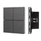 Минифото #1 товара INTELLIGENT ARLIGHT Кнопочная панель KNX-304-23-IN Black (BUS, Frameless) (IARL, IP20 Металл, 2 года)