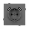 Минифото #3 товара Механизм розетки с USB зарядкой SCT-TENDO-MUAA-SFPL-GR (230V, 16A) (Arlight, -)
