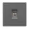 Минифото #2 товара Механизм компьютерной розетки SCT-NOBE-MPC1-SFPL-GR (RJ-45, CAT6) (Arlight, Серый базальт)
