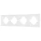 Минифото #1 товара Рамка пластиковая FRM-TENDO-SFPL-4-WH (Arlight, -)