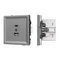 Минифото #1 товара Механизм USB розетки SCT-TENDO-MUAC-PL-GR (5V, 3A, QC3) (Arlight, -)
