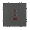 Минифото #3 товара Механизм розетки с быстрой USB зарядкой SCT-NOBE-MUACC-SFPL-FC-GR (65W, QC3) (Arlight, -)