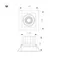 Минифото #2 товара Светильник MS-VORTEX-BUILT-S140x140-30W Day4000 (WH-WH, 50 deg, 230V) (Arlight, IP20 Металл, 5 лет)
