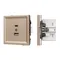 Минифото #1 товара Механизм USB розетки SCT-TENDO-MUAC-PL-GD (5V, 3A, QC3) (Arlight, -)