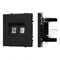 Минифото #1 товара Механизм сдвоенной компьютерной розетки SCT-NOBE-MPC2-SFPL-BK (RJ-45, CAT6) (Arlight, -)