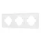 Минифото #1 товара Рамка пластиковая FRM-TENDO-PL-3-WH (Arlight, -)