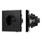 Минифото #1 товара Механизм электрической розетки SCT-TENDO-MEU1-PL-BK (230V, 16A) (Arlight, -)