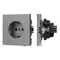 Минифото #1 товара Механизм электрической розетки SCT-TENDO-MEU1-PL-GR (230V, 16A) (Arlight, -)